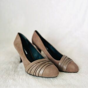 NEW Anthropologie Suede Heels